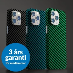 Linocell Premium Kevlar Tåligt skal för iPhone 13 Pro Svart