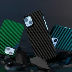 Linocell Premium Kevlar Tåligt skal för iPhone 13 Mini Blå