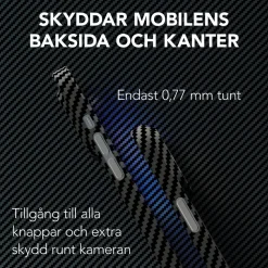 Linocell Premium Kevlar Tåligt skal för iPhone 13 Pro Max Svart