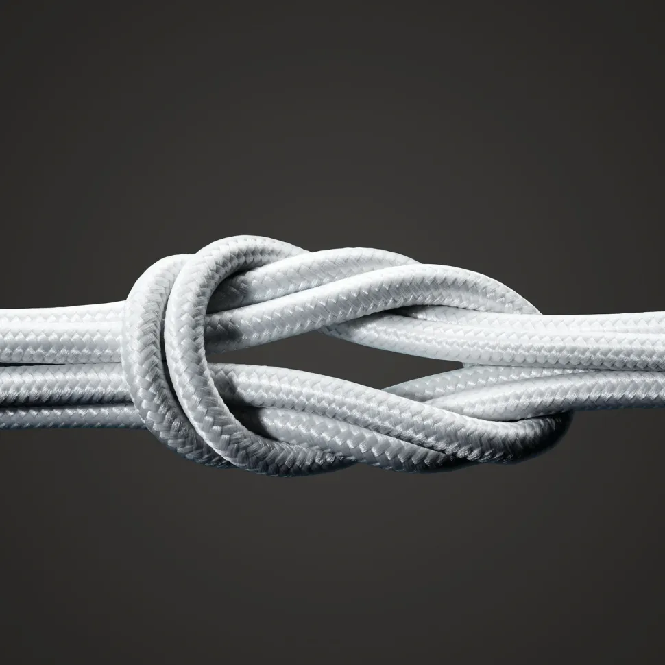 Linocell Premium Kevlar USB-C- till Lightning-kabel Vit 1 m