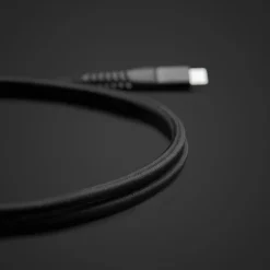 Linocell Premium Kevlar USB-C 3.2-kabel Svart 1 m