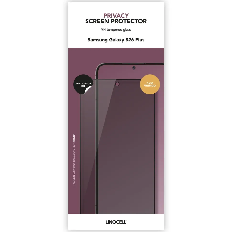 Linocell Privacy Skärmskydd för Samsung Galaxy S26+
