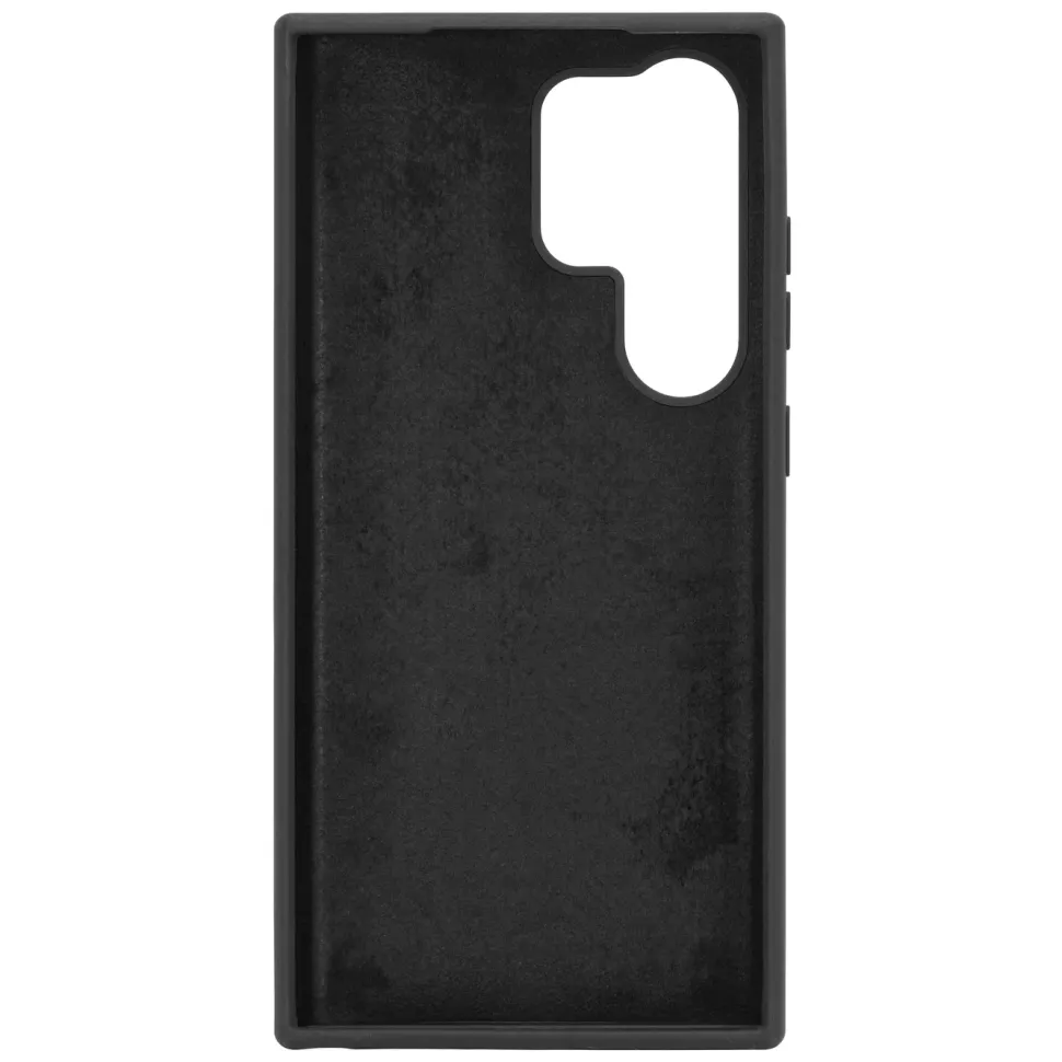 Linocell Rubber Case för Galaxy S24 Ultra Svart