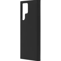 Linocell Rubber Case för Galaxy S22 Ultra Svart