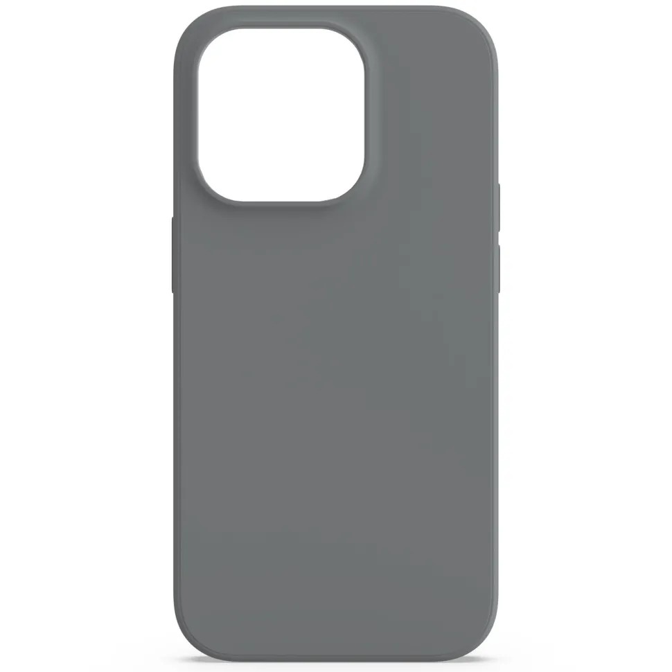 Linocell Rubber case för iPhone 14 Pro Grå