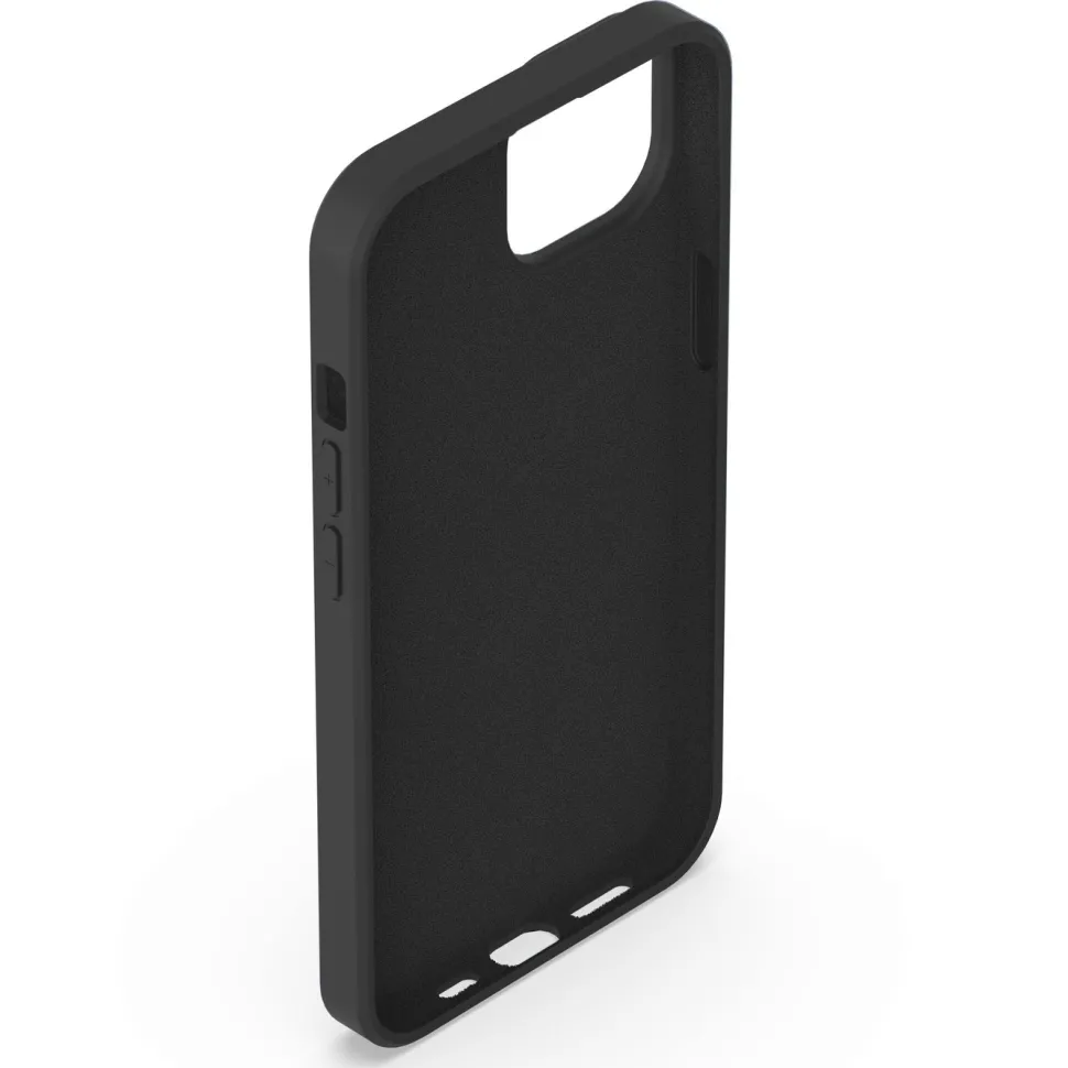 Linocell Rubber case för iPhone 13, 14 och 16e Svart