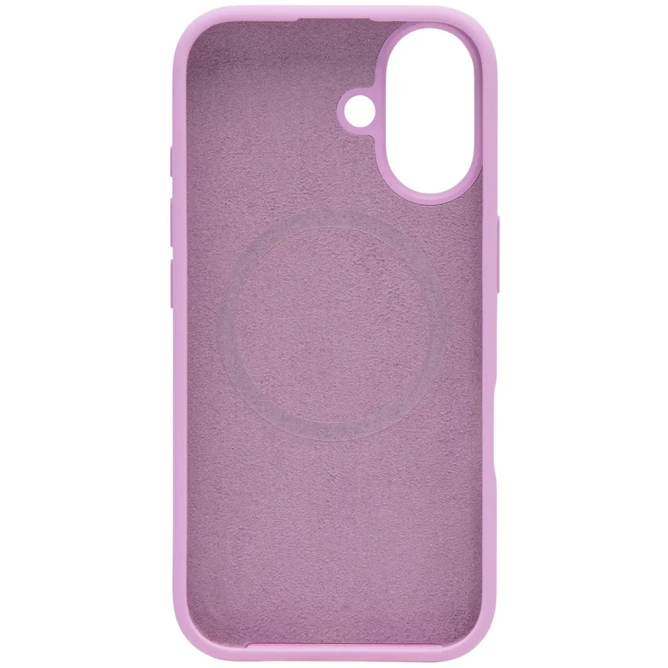 Linocell Rubber case för iPhone 16 Rosa
