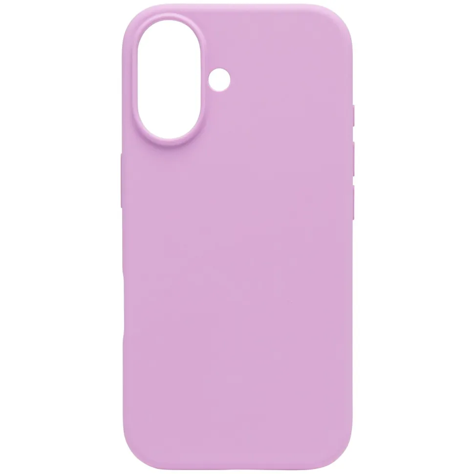 Linocell Rubber case för iPhone 16 Rosa