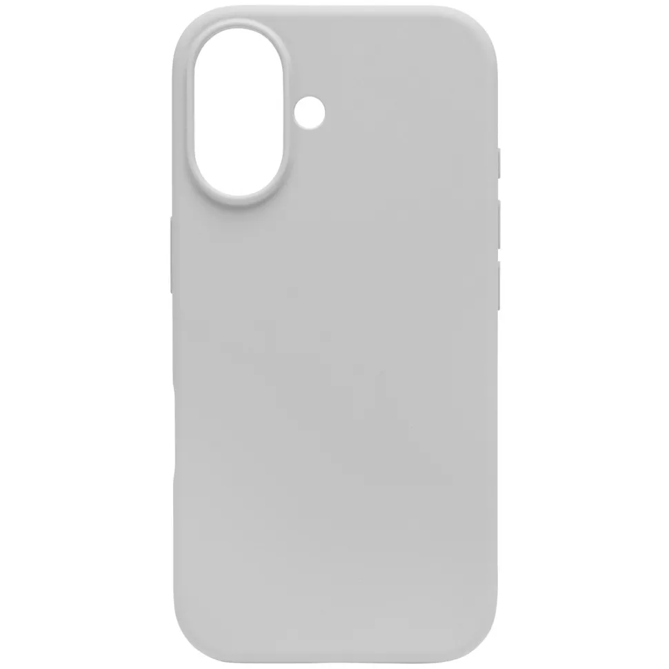 Linocell Rubber case för iPhone 16 Grå