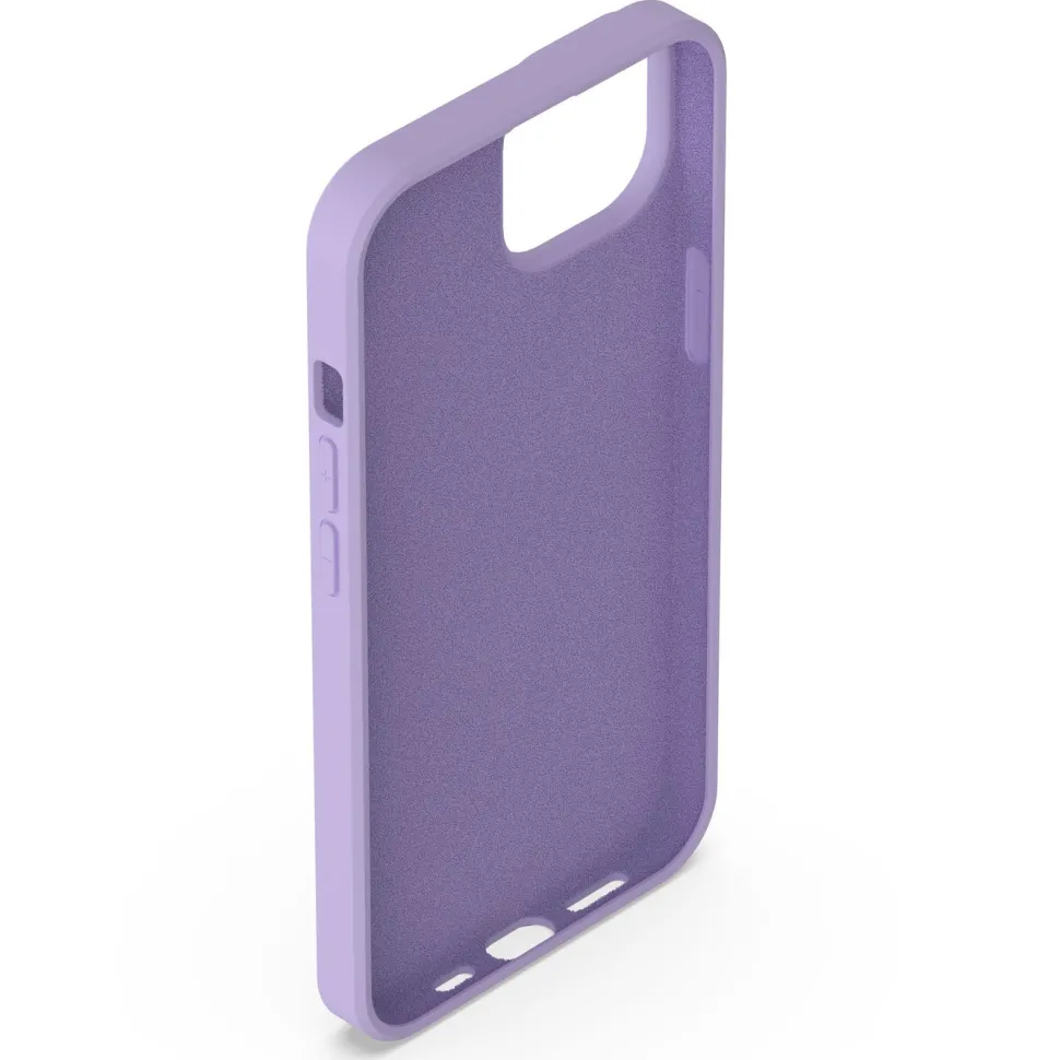 Linocell Rubber case för iPhone 13, 14 och 16e Lavendel