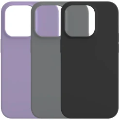 Linocell Rubber case för iPhone 14 Pro Lavendel
