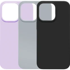 Linocell Rubber Case för iPhone 13 Pro Grå