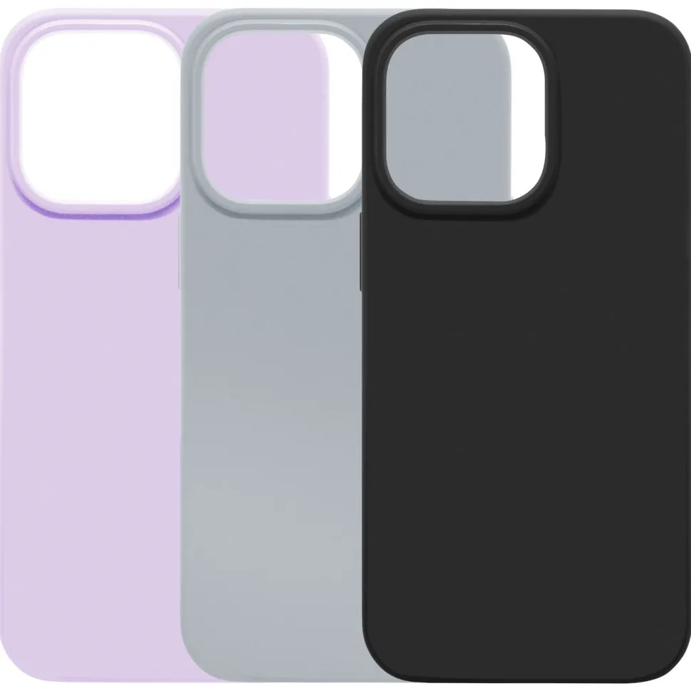 Linocell Rubber Case för iPhone 13 Pro Grå