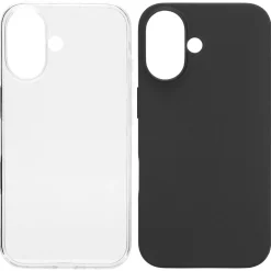 Linocell Second skin för iPhone 16 Transparent