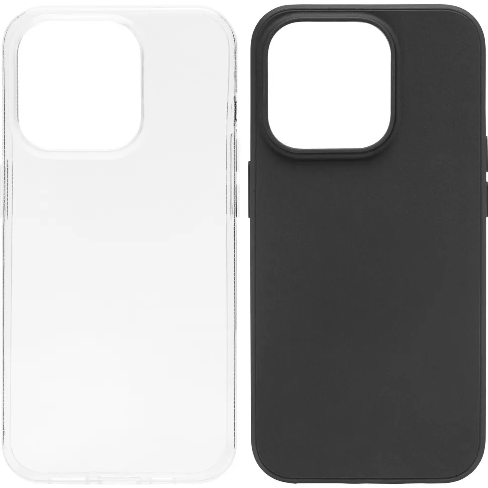 Linocell Second skin för iPhone 15 Pro Klar