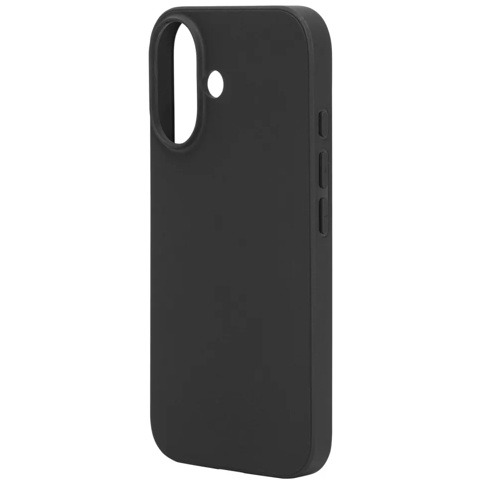 Linocell Second skin för iPhone 16 Svart