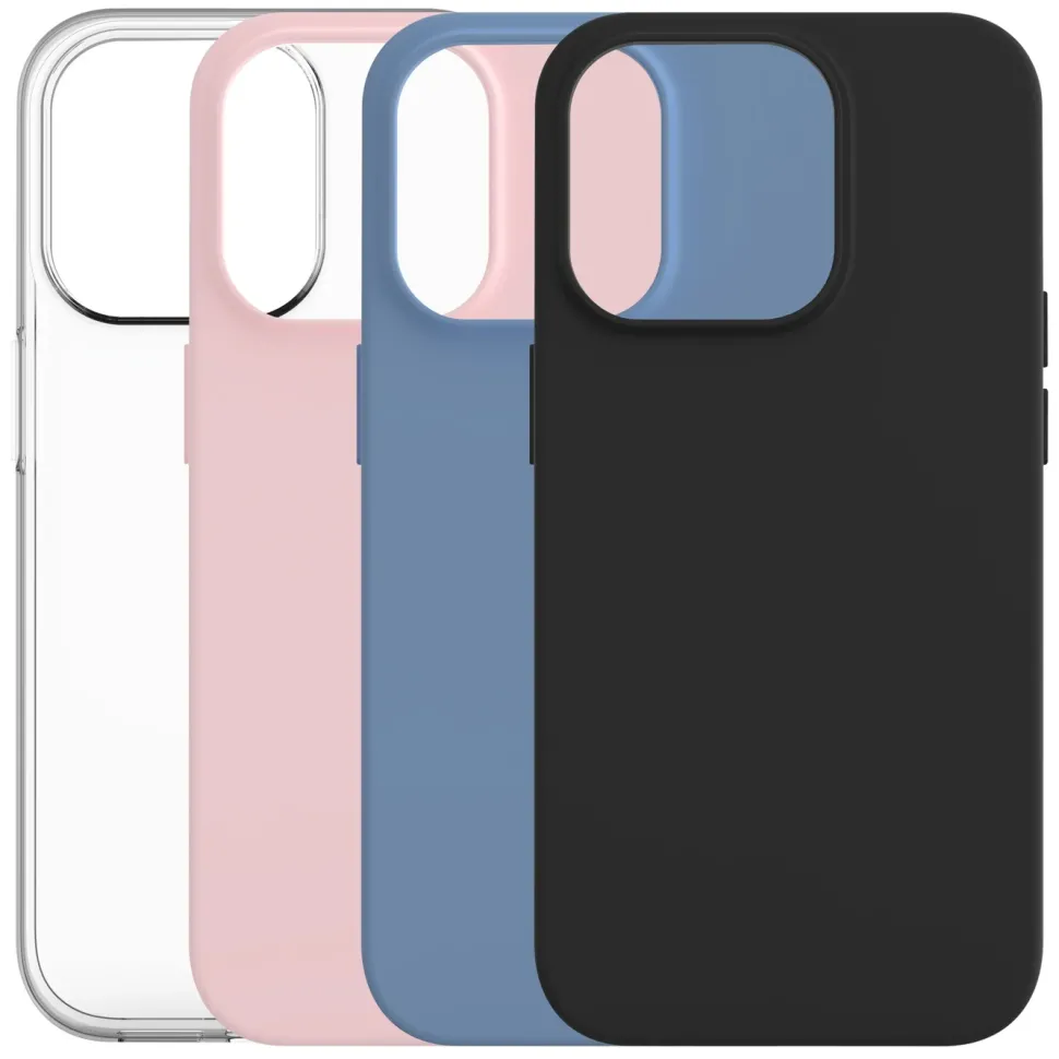 Linocell Second skin för iPhone 14 Pro Blå