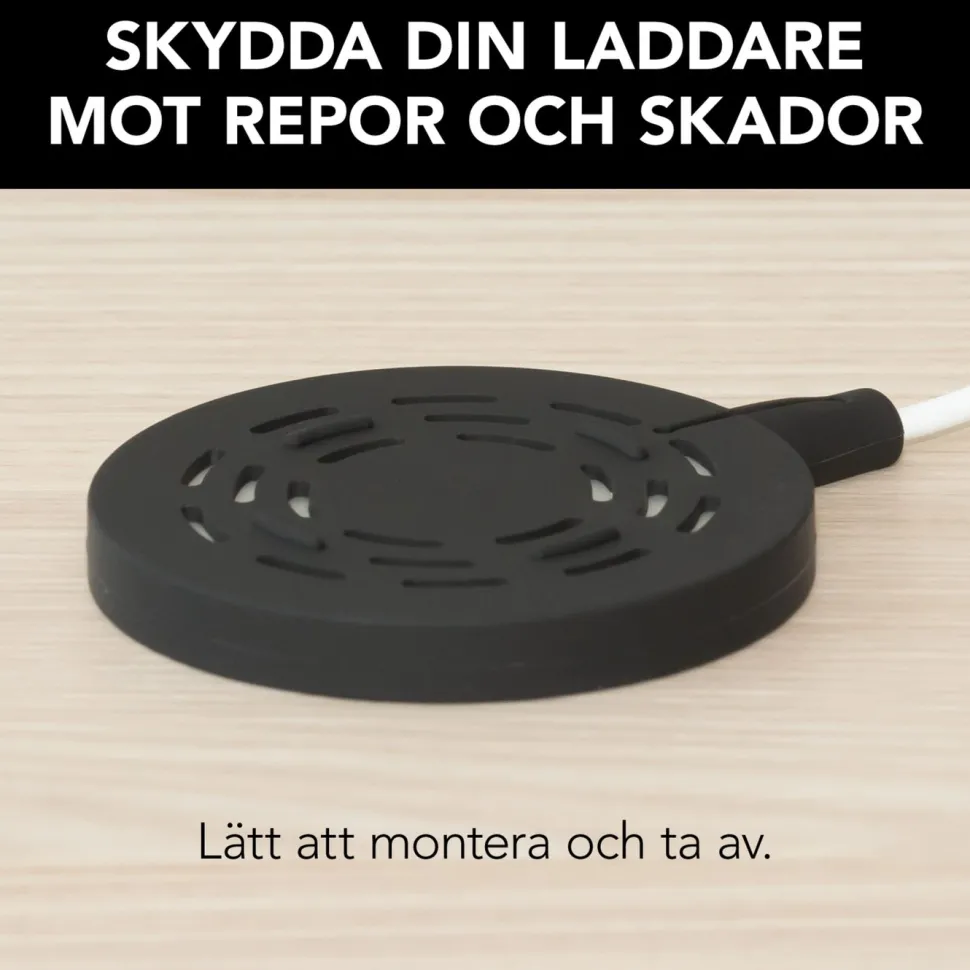 Linocell Silikonskydd för Magsafe-laddare Svart