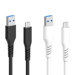 Linocell USB-A till USB-C-kabel Svart 1 m