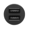 Linocell USB-billaddare med dubbla USB-portar 4,8 A Svart