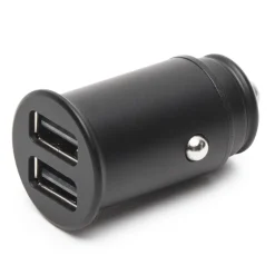 Linocell USB-billaddare med dubbla USB-portar 4,8 A Svart