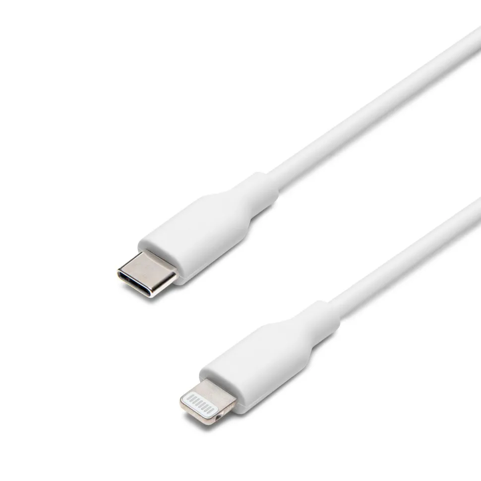 Linocell USB-C till Lightning-kabel Vit 1 m