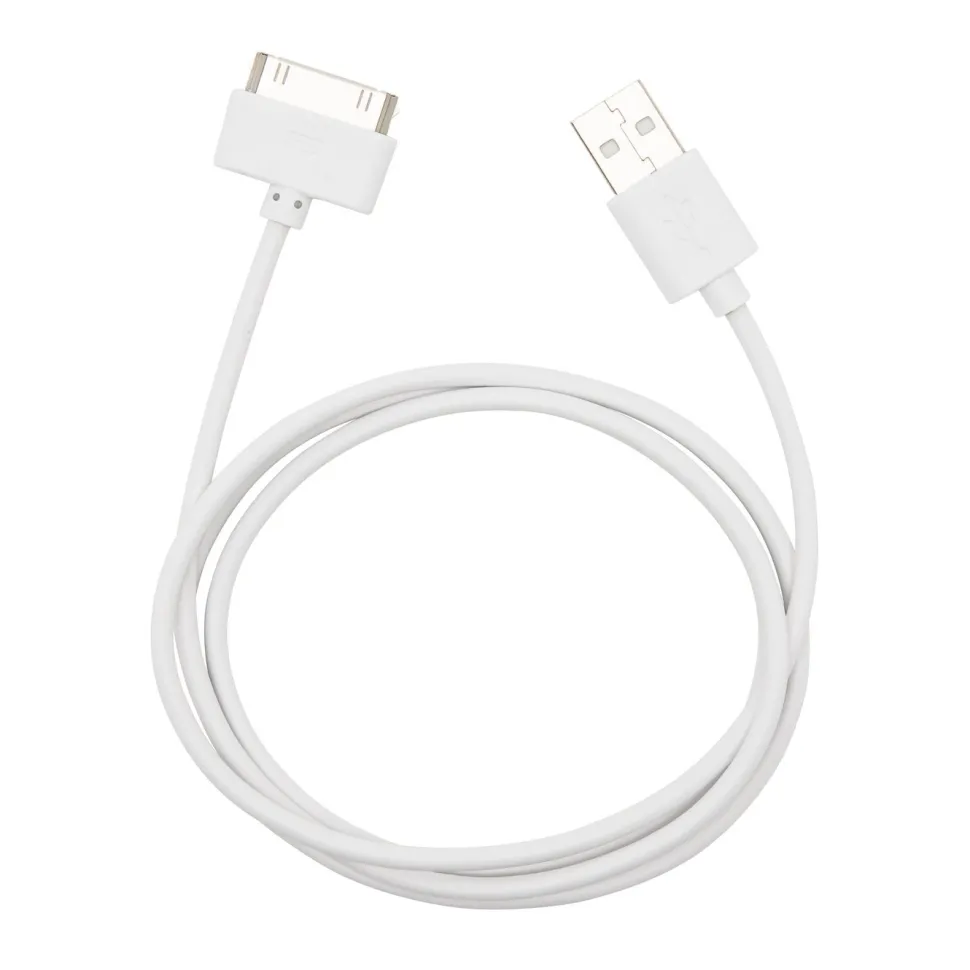 Linocell USB-kabel för iPhone 30-pin Vit 1 m
