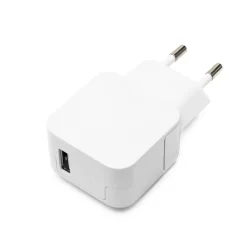 Linocell USB-laddare med Micro-USB-kabel 2,4 A Vit