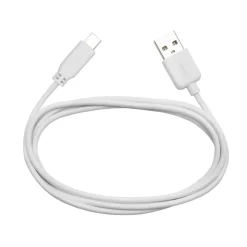 Linocell USB-laddare med Micro-USB-kabel 2,4 A Vit