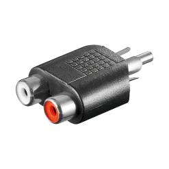 Ljudadapter RCA till 2x RCA