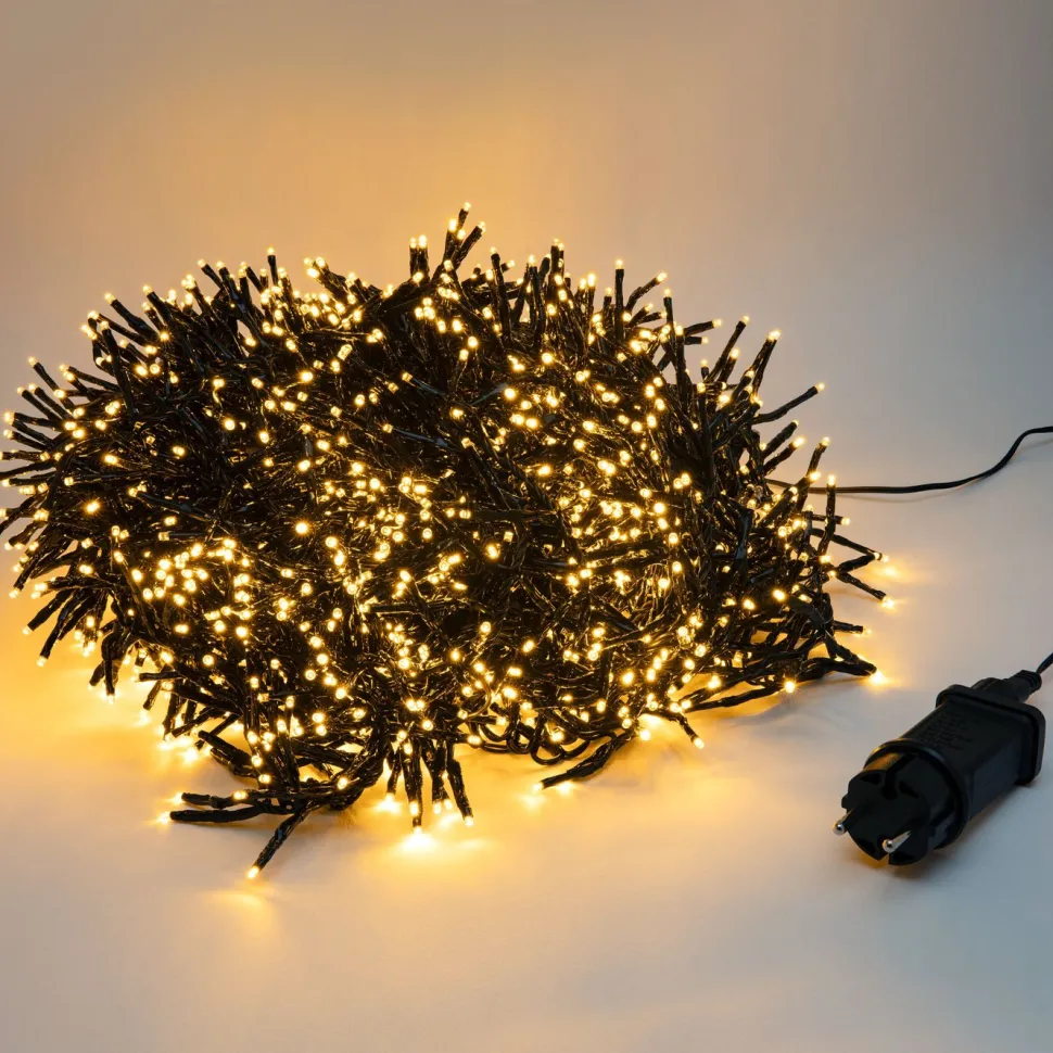 Ljusslinga Kluster 2250 LED 15 m (svart)