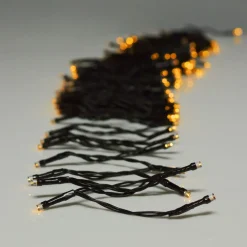 Ljusslinga 192 LED 15 m, batteridriven (svart)