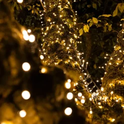 Ljusslinga 48 LED 3,5 m, batteridriven (klar)