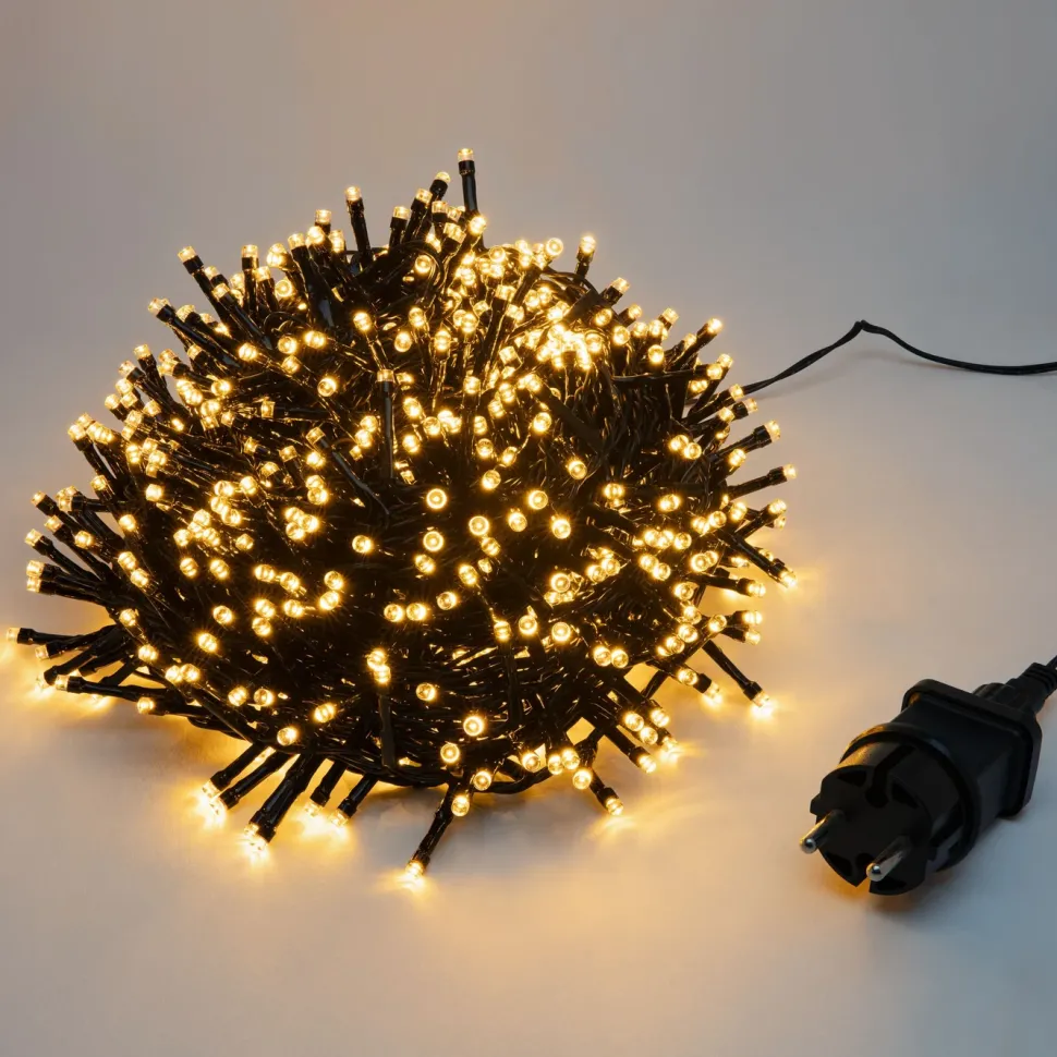 Ljusslinga 1000 LED 20 m (svart)