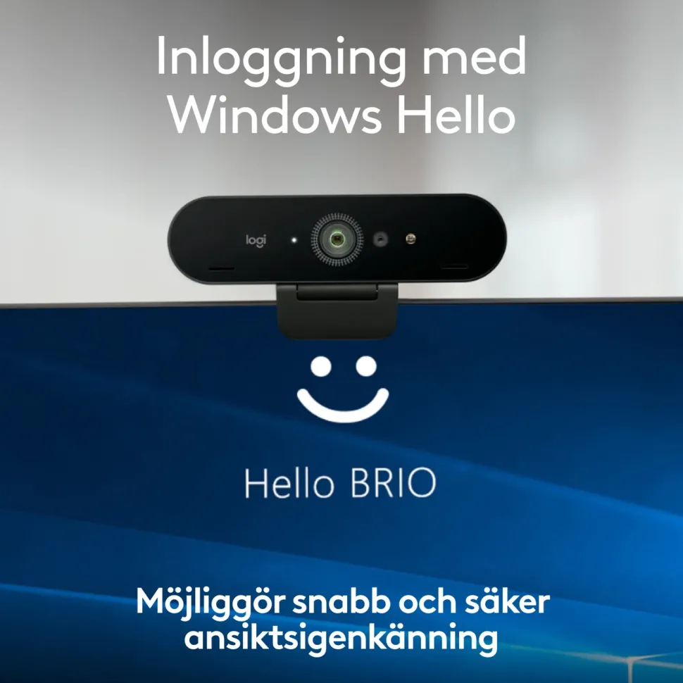 Logitech Brio 4K webbkamera