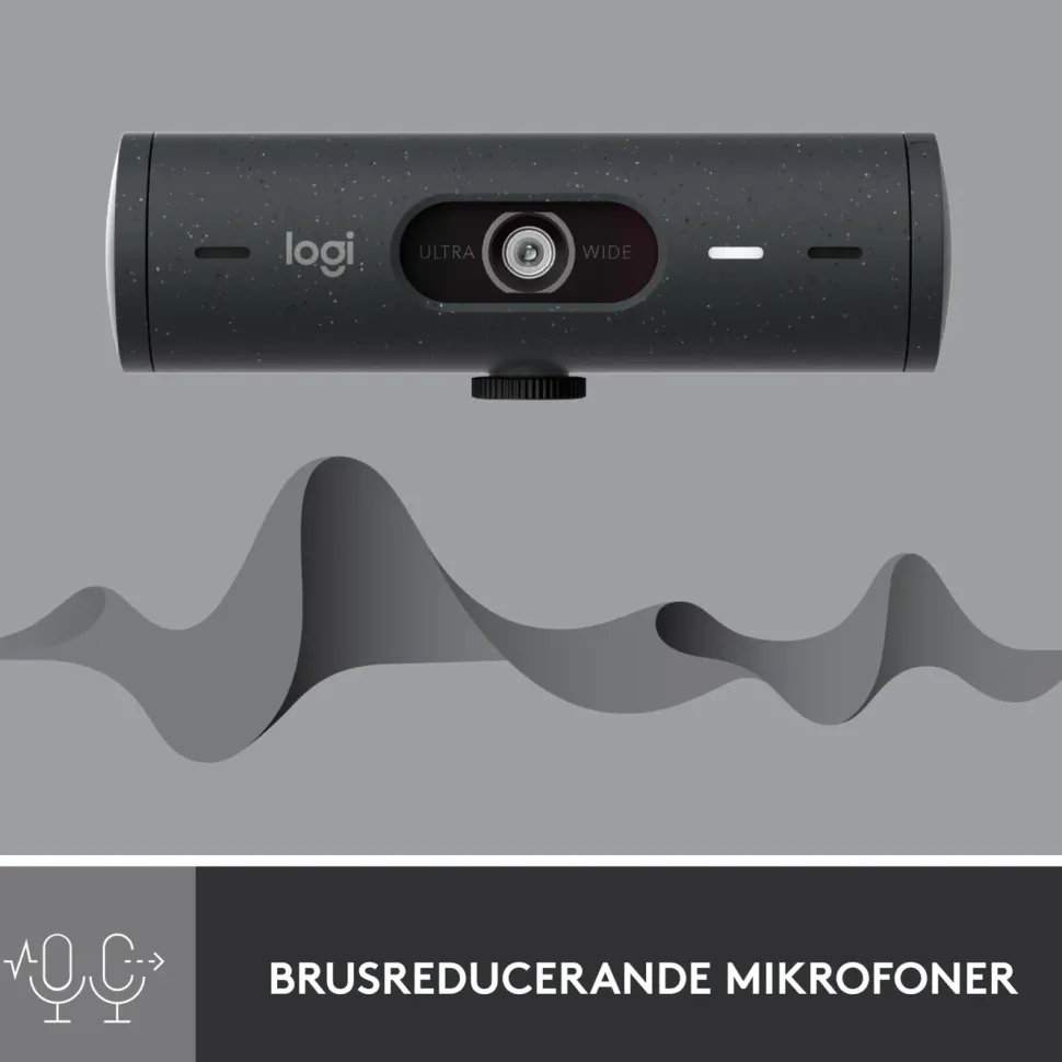 Logitech Brio 500 webbkamera USB-C