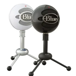 Logitech C Blue Snowball USB-stereomikrofon Svart