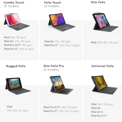 Logitech Combo Touch för iPad Pro 12,9” (5 & 6 gen.)