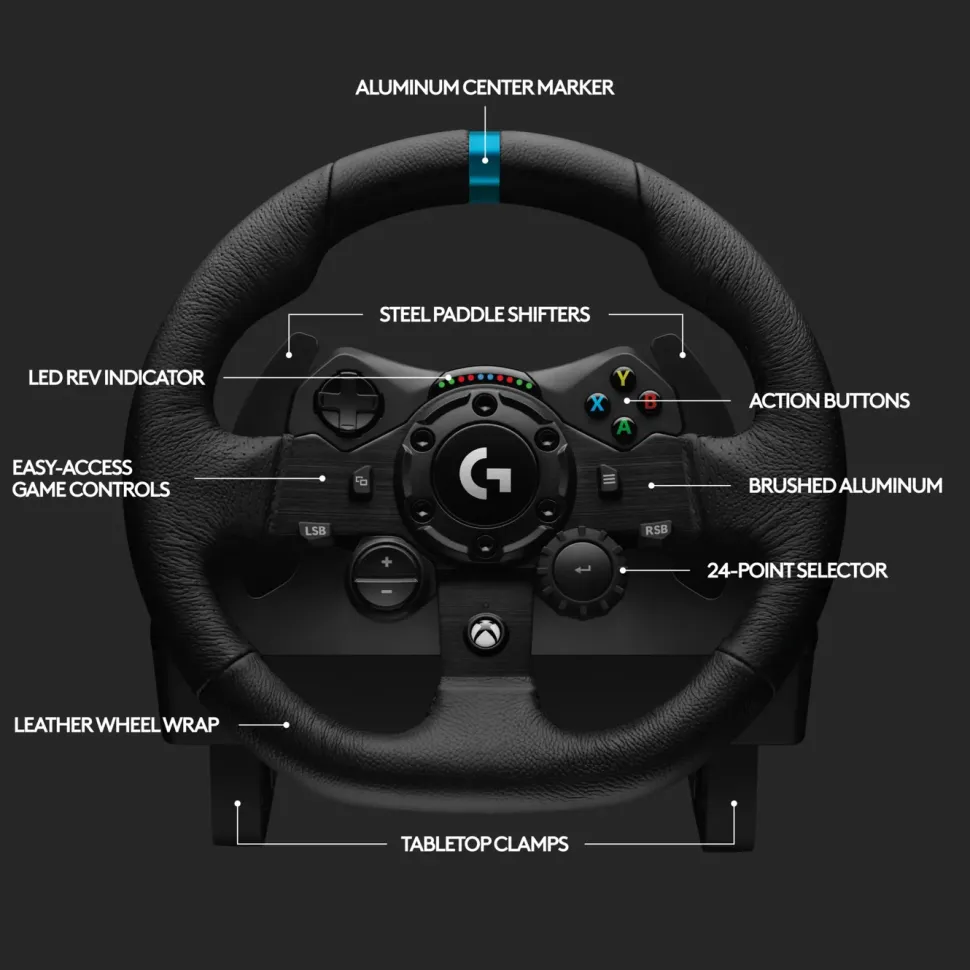 Logitech G 923 Driving Force Ratt till Xbox och PC