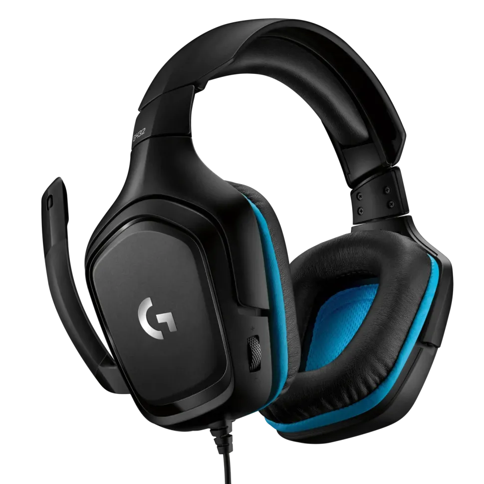Logitech G 432 Gamingheadset med surroundljud