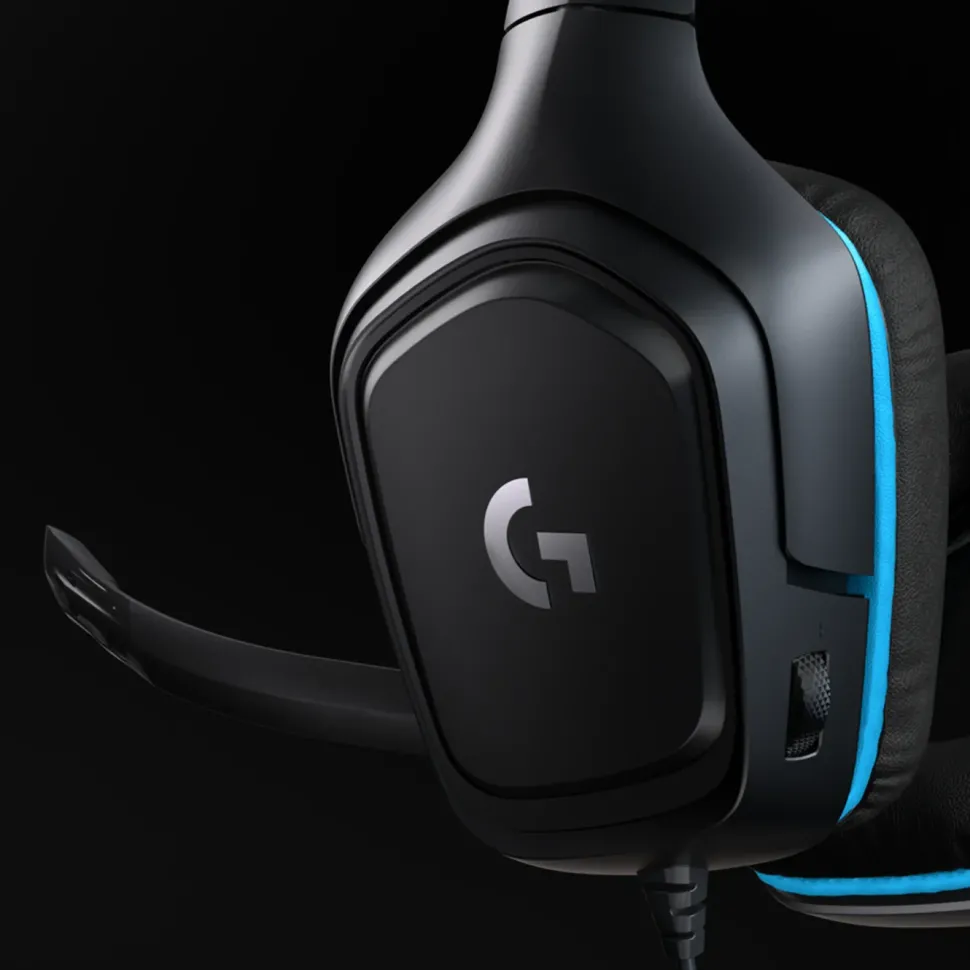Logitech G 432 Gamingheadset med surroundljud