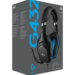 Logitech G 432 Gamingheadset med surroundljud