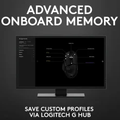 Logitech G 502 Hero Gaming-mus för proffs