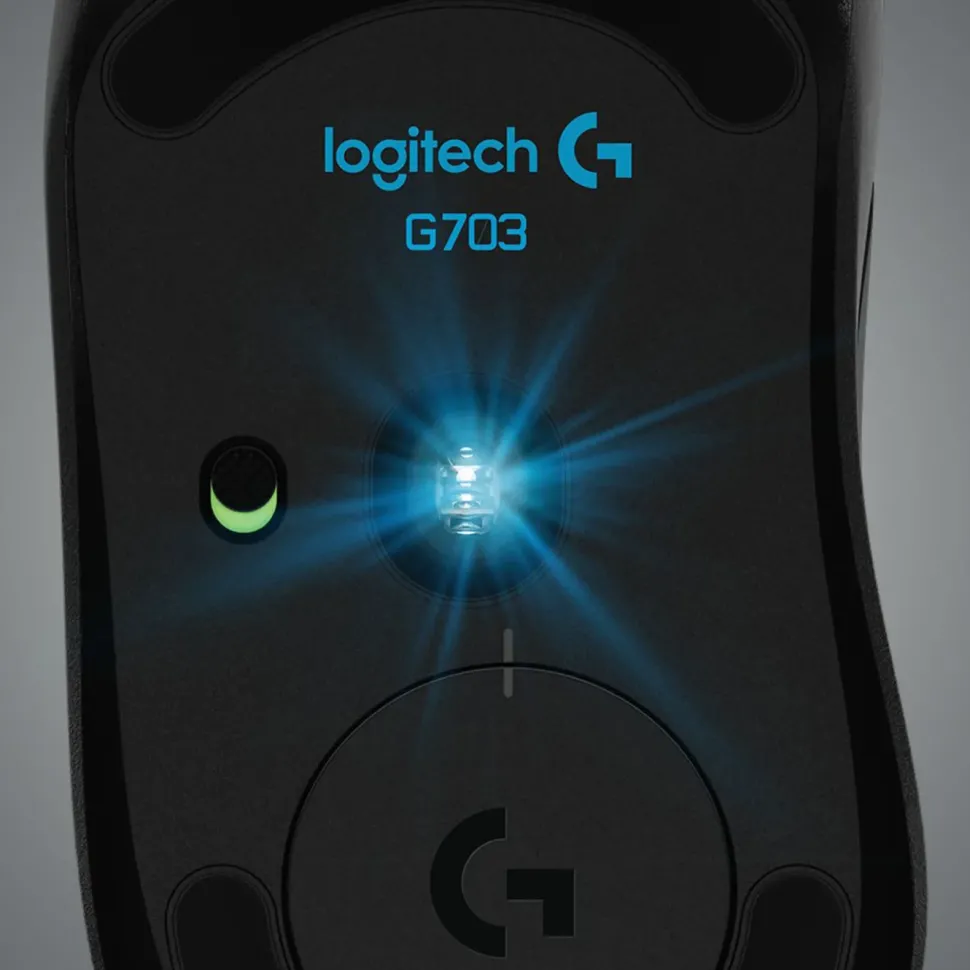 Logitech G 703 Lightspeed Hero Trådlös gaming-mus för proffs