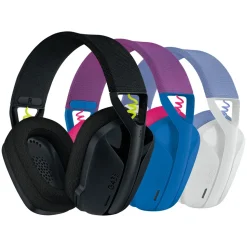 Logitech G 435 Lightspeed Trådlöst gaming-headset Svart & Neongul