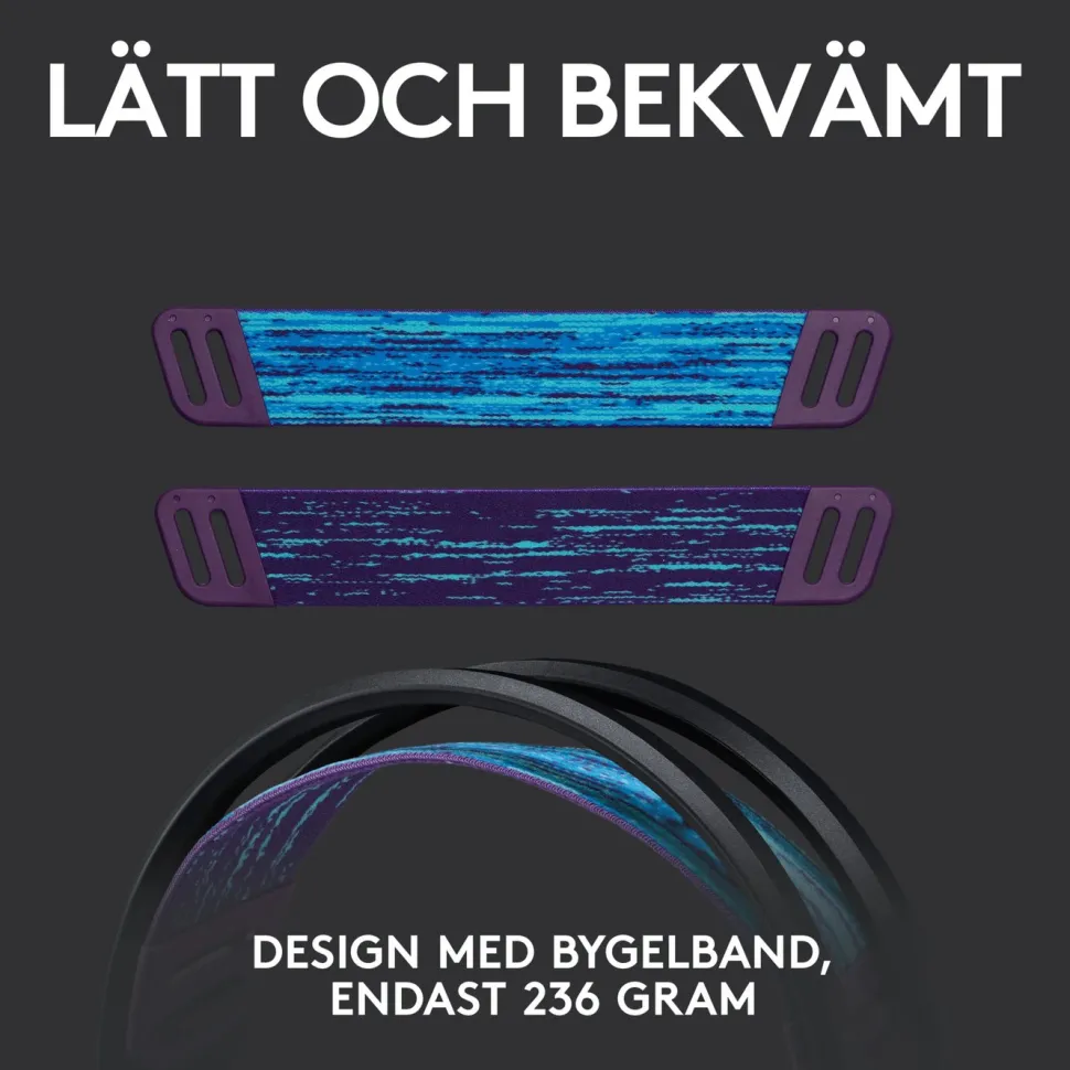 Logitech G 535 Lightspeed Trådlöst gamingheadset