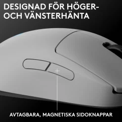 Logitech G Pro 2 Trådlös gaming-mus för proffs Vit