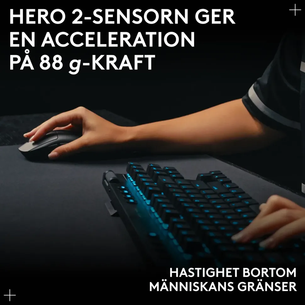 Logitech G Pro 2 Trådlös gaming-mus för proffs Vit