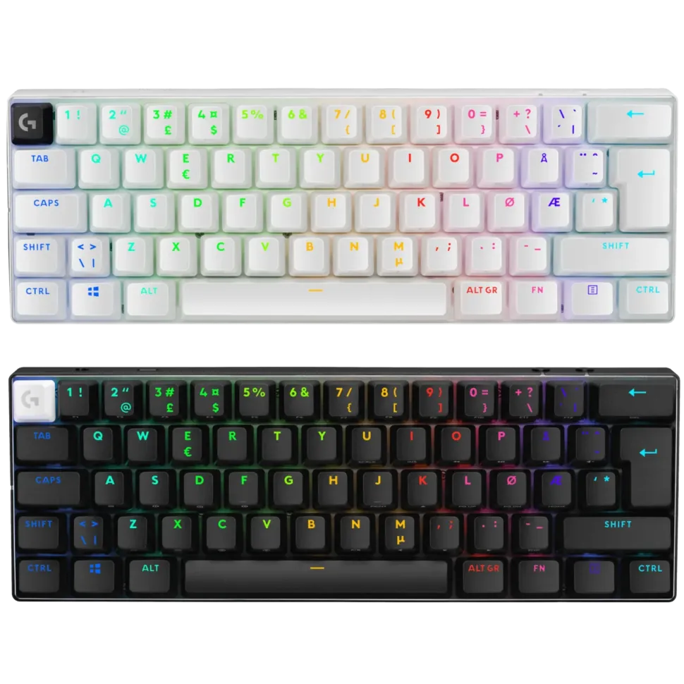 Logitech G PRO X 60 Lightspeed Trådlöst gaming-tangentbord Linear Black