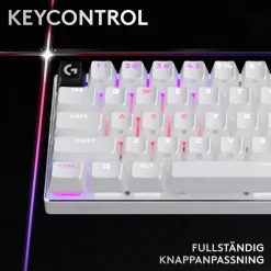 Logitech G PRO X 60 Lightspeed Trådlöst gaming-tangentbord Tactile White